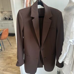 Oak and fort brown blazer